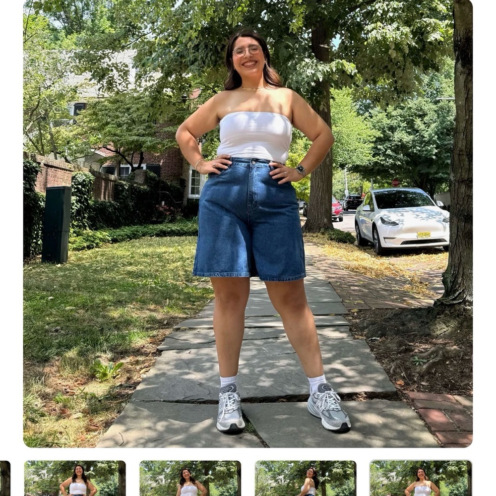 High Waist Denim Shorts for Women